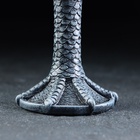 Бокал средневековый «Драконий камень», 200 мл, 7.3×19 см, нержавеющая сталь, серый - Фото 6