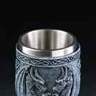 Бокал средневековый «Дракон», 200 мл, нержавеющая сталь, синий - Фото 5