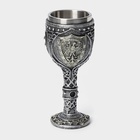 Бокал средневековый «Герб», 200 мл, нержавеющая сталь, серый - Фото 11