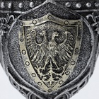 Бокал средневековый «Герб», 200 мл, нержавеющая сталь, серый - Фото 13