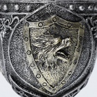 Бокал средневековый «Герб», 200 мл, нержавеющая сталь, серый - Фото 14