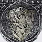 Бокал средневековый «Герб», 200 мл, нержавеющая сталь, серый - Фото 15