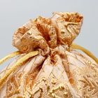 Мешочек подарочный парча «Золото», 10 х12 см +/- 1.5 см (комплект 5 шт) - фото 22911186