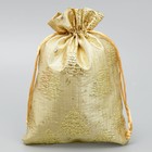 Мешочек подарочный парча «Золотые мгновения», 16 × 24 см +/- 1.5 см - фото 11094842