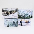 Набор подарочных новогодних коробок 4 в 1 «Зимние чудеса», 30×20×8 - 24×14×5 см - Фото 3