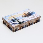 Набор подарочных новогодних коробок 4 в 1 «Зимние чудеса», 30×20×8 - 24×14×5 см - Фото 4