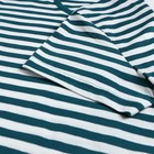 Комплект женский (футболка/шорты), цвет изумрудная полоса, размер 48 - фото 23683282