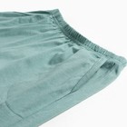 Комплект женский (футболка/шорты), цвет оливковая полоса, размер 48 - Фото 10