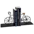 Подставка под книги «Велосипед», 37×12×20 см, цвет чёрный - фото 296136819
