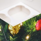 Упаковка на 4 капкейков с окном "Счастливого рождества", 16 х 16 х 10 см - Фото 4