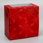 Коробка под бенто - торт с окном «С Новым годом», 14×14×8 см - Фото 5
