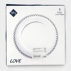 Тарелка «Розе», 19.5×19.5×2 см, стекло, каёмка розовая - Фото 4