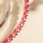 Тарелка стеклянная подстановочная «Розе», 27,5×27,5×2 см - Фото 3