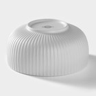 Миска Magistro Line, 1.3 л, d=17.5 см, фарфор, белая - Фото 3