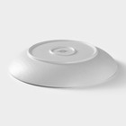 Тарелка Magistro Line, d=25.5 см, фарфор, белая - Фото 3