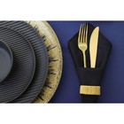 Тарелка Magistro Line, d=25.5 см, фарфор, чёрная - Фото 6