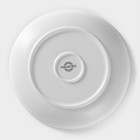 Тарелка Magistro Line, d=20.5 см, фарфор, белая - Фото 4