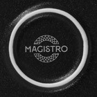 Тарелка фарфоровая Magistro Line, d=20,5 см, цвет чёрный - Фото 9