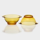 Сервиз столовый «Дымка», 6 предметов: 2 бульонницы 450 мл, 2 тарелки 500 мл, 2 тарелки d=23 см, жёлтый - Фото 2