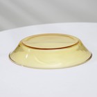 Сервиз стеклянный столовый «Дымка», 6 предметов: 2 бульонницы 450 мл, 2 тарелки 500 мл, 2 тарелки d=23см, цвет жёлтый - фото 4487506