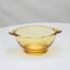 Сервиз стеклянный столовый «Дымка», 6 предметов: 2 бульонницы 450 мл, 2 тарелки 500 мл, 2 тарелки d=23см, цвет жёлтый - фото 4487509