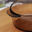 Супница стеклянная с крышкой «Дымка», 1 л, цвет коричневый - Фото 6