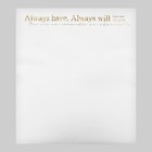 Пленка для цветов, 50×57 см, белая с золотым - Фото 3