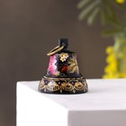 Колокольчик №4 "Цветы", расписной, с ушком, d= 45 мм - фото 22976558