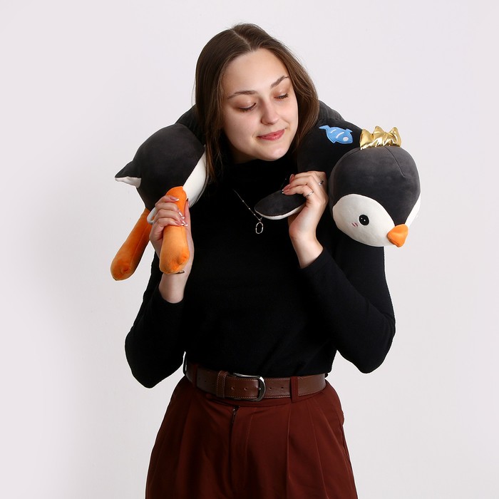 Мягкая игрушка-подушка «Пингвин», 85 см - фото 1907831462