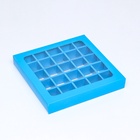 Коробка для конфет 25 шт., 22×22×3.5 см - Фото 3