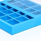 Коробка для конфет 25 шт., 22×22×3.5 см - Фото 5