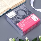 Подарочный бант - шар №5, серебряный шик, для упаковки подарков 9656651