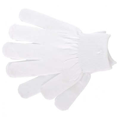 Перчатки нейлоновые, вязка класс 13, размер 10, белые