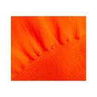 Перчатки нейлоновые садовые, вязка класс 13, с ПВХ точками, размер 10, оранжевые - Фото 5