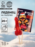 Леденец на палочке «Какой год, такой и подарок», с открыткой, 20 г - Фото 1