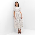 Платье женское MIST Flower миди, р.46, белый - Фото 2