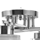 Люстра "Ариэль" 6х60Вт Е27 хром 66х66х20см Ritter - фото 22842250