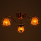 Люстра "Арлетт" 3х60Вт Е27 золото 54х54х26см Ritter 9912765