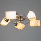 Люстра "Батист" 5х60Вт Е27 хром 55х55х15см Ritter - фото 22825285