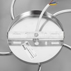 Люстра "Батист" 5х60Вт Е27 хром 55х55х15см Ritter - фото 22825291