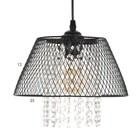 Люстра Ritter «Бастьен», Е27, 1×60 Вт, 25×25×90 см, чёрная - Фото 6