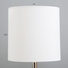 Настольная лампа "Беренис" 1х40Вт Е14 провод-1,3м белый 14х14х27,5см - Фото 3