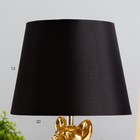 Настольная лампа "Бернард" 1х40Вт Е14 провод-1,6м золото 21х21х30см - фото 22812950