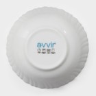 Сервиз столовый Avvir «Дива», 18 предметов: 6 тарелок d=17,5 см, d=23 см, d=16,5 см, стеклокерамика, цвет белый - Фото 4
