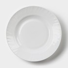 Тарелка глубокая Avvir «Регал», 450 мл, d=20 см, стеклокерамика, цвет белый - Фото 2