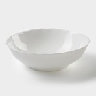 Салатник «Дива», 1 л, d=20 см, стеклокерамика, цвет белый - фото 320075717