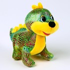 Мягкая игрушка «Дракоша», блестящий, 17 см, цвет зелёный - фото 3770694