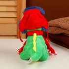 Мягкая игрушка «Дракон», в шапке-ушанке, 15 см, цвет зелёный - Фото 4