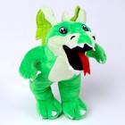 Мягкая игрушка «Дракон», в полный рост, 21 см, цвет зелёный - Фото 2