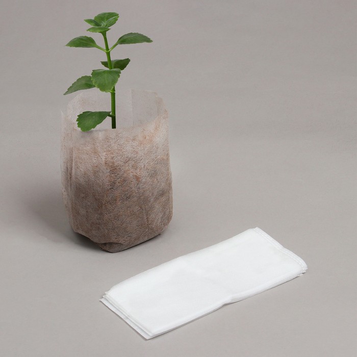 Пакет для рассады, 10.8 × 14.5 см, спанбонд плотностью 40 г/м², Greengo - Фото 1